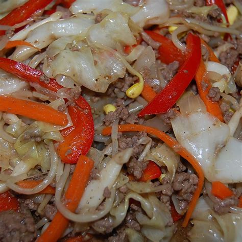 Black Pepper Beef And Cabbage Stir Fry Allrecipes