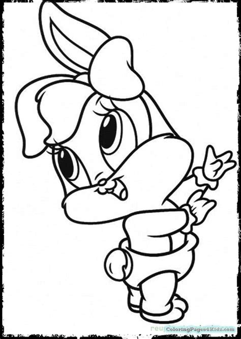 Cute Baby Bunny Coloring Pages At Getcolorings Free Printable