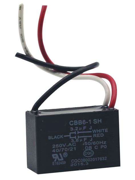 Cbb61 Fan Ceiling Fan Capacitor 32 Uf38 Uf 250v Three Wire Speed