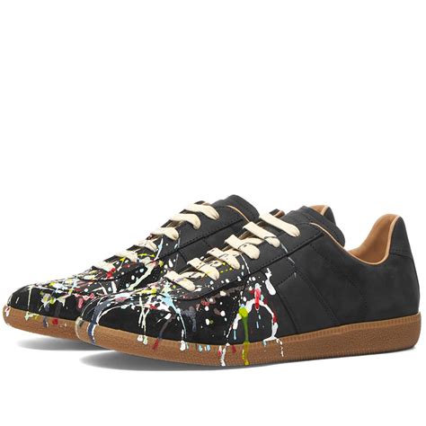 Maison Margiela Painted Replica Sneaker Black End Us