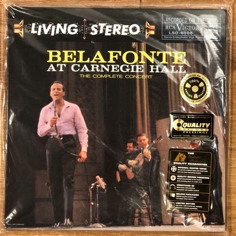 Harry Belafonte Belafonte At Carnegie Hall The