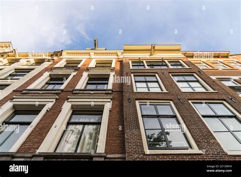 Traditional Dutch Architecture Colorful Houses In Amsterdam