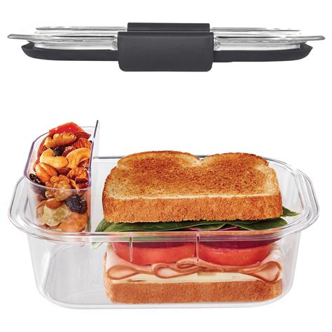 Rubbermaid Brilliance 6 Piece Sandwichsnack Storage Container Set