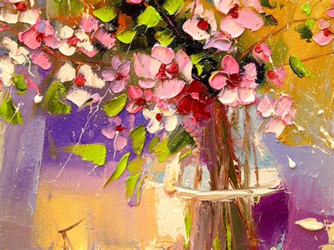 Still Life With A Bouquet Of Meadow Flowers Painting By Olha Darchuk