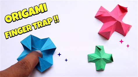 How To Make Origami Finger Trap Diy Origami Fidget Toy Fidget Toy