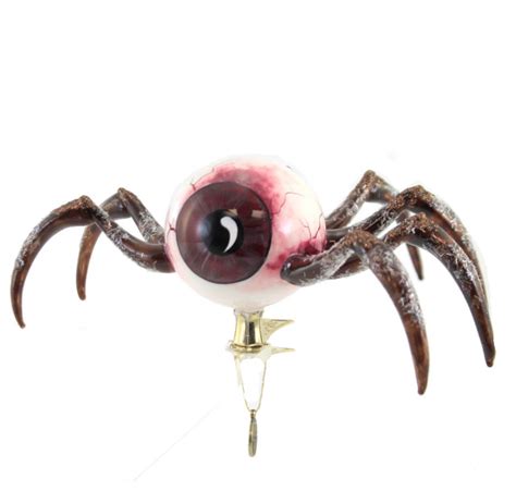 Blu Bom Creepy Spider Eye Clip On Halloween Ornmament Bug Spooky 575