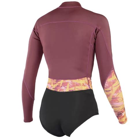 DIVINE Shorty 1 1 LS Front zip Wine 2024 SOÖRUZ NEOPRENO CORTO