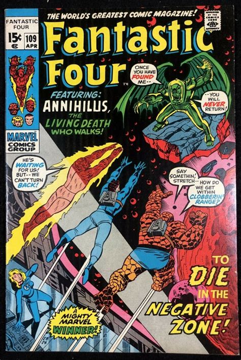 | Fantastic Four (1961) #109 VF (8.0) Vs Annihilus