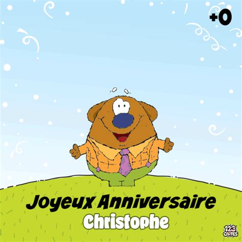 Jeu D Arcade Avec Le Texte Joyeux Anniversaire Christophe Cartes