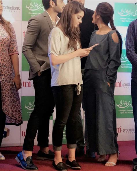 Pretty Look Of Minal Khan With Aiman Khan And Wahaj Ali At The Hhn