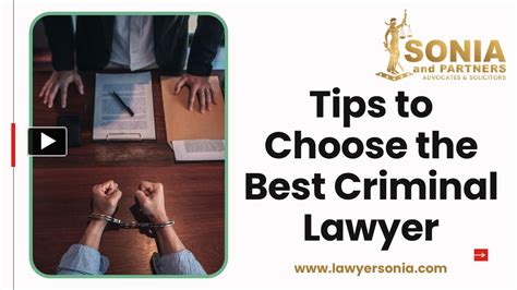 Ppt Tips To Choose The Best Criminal Lawyer Powerpoint Presentation Free To Download Id