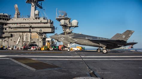 Uss Carl Vinson Conducts F 35c Flight Operations United States Navy