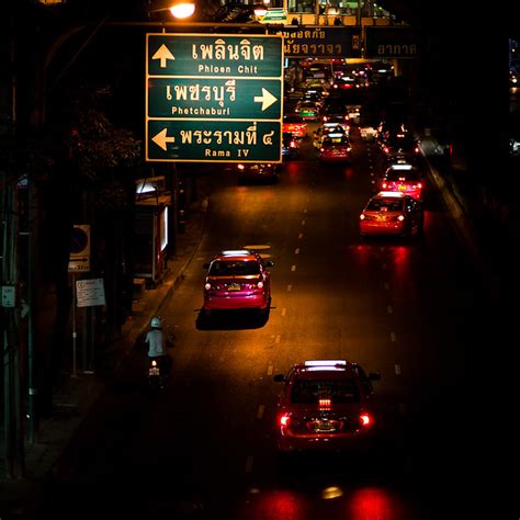 Bangkok By Night Many Many Pink Cabs In Bangkok Tremendo Flickr