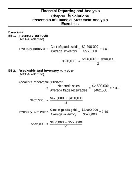 PDF Financial Reporting And Analysis Chapter 5 Solutions