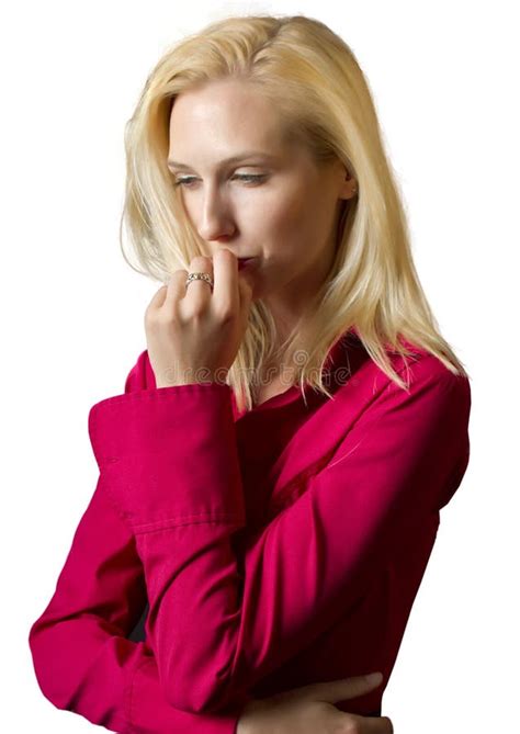 De Jonge Blonde Vrouwelijke Uitvoerende Macht Stock Afbeelding Image Of Toekomst Zaken