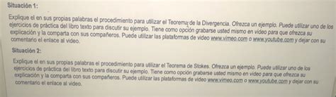 Situaci N Explique El En Sus Propias Palabras El Chegg