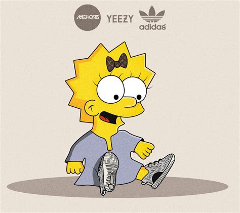 The Simpsons As Sneakerheads In Yeezy Boost Fubiz Media