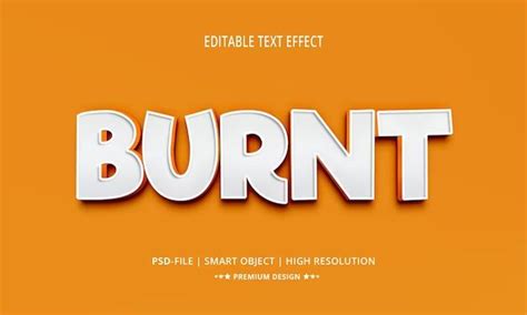 An Orange Background With The Word Burnt Cut Out From Its Bottom Right