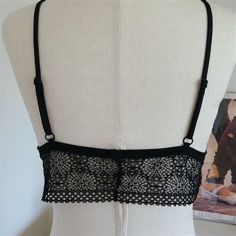 Delicate Victorias Secret Black Lace Bralette Gem