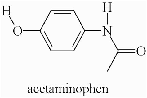 Paracetamol Structure Functional Groups