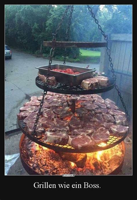 Grillen wie ein Boss Lustige Bilder Sprüche Witze echt lustig