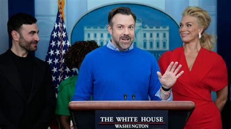 Ted Lasso Visits White House Promotes Mental Health Care