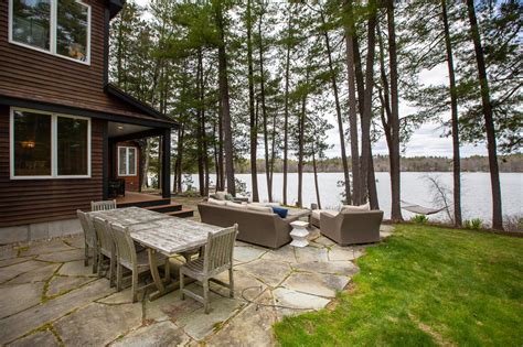 Prime Little Sebago Lake Waterfront Home The David Banks Team Re