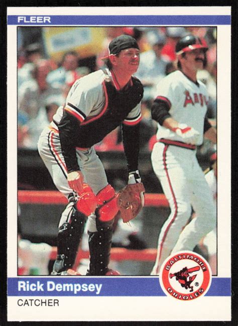 1984 Fleer 6 Rick Dempsey FREE SHIPPING EBay