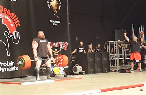 Eddie Hall Breaks World Record With 500kg Deadlift Uthinki