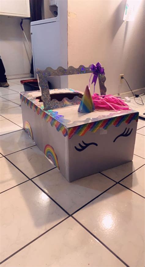 Unicorn Cardboard Box Car Artofit