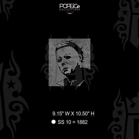 Michael Myers Rhinestone Template Popeice Collections