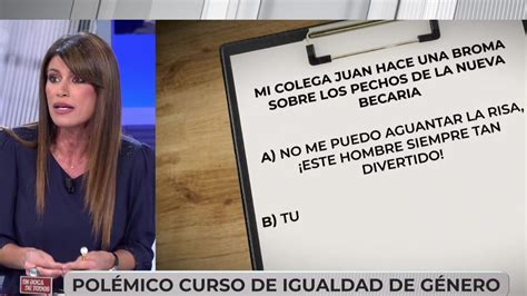 El Cabreo De Sonia Ferrer Por Un Pol Mico Curso De Igualdad De G Nero