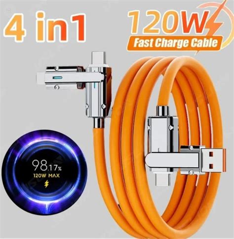 4 In 1 Charging Cable At 150 Piece USB Data Cable In New Delhi ID