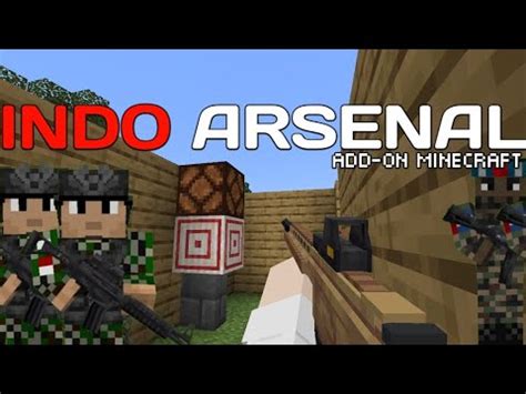 Addon Minecraft Pe Indo Arsenal Realistis Gun 3D YouTube