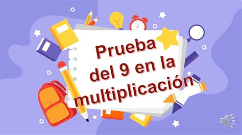 Prueba Del 9 En La MultiplicaciÒn Youtube