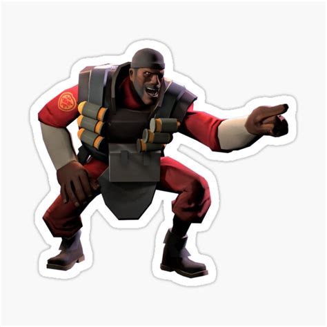 Demoman Tf2 Soldier Classics Tshirt Sticker By Alecias Redbubble