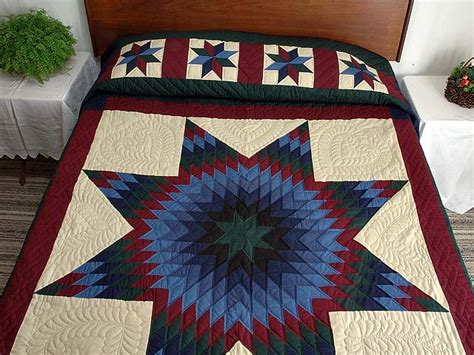 Amish Paper Bag Lone Star Quilt