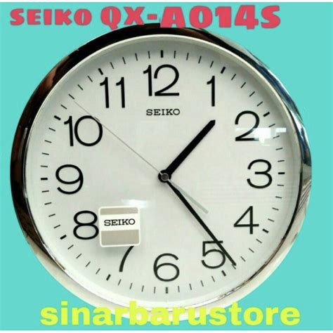 Jual Jam Dinding Seiko Qx A S Diameter Cm Shopee Indonesia