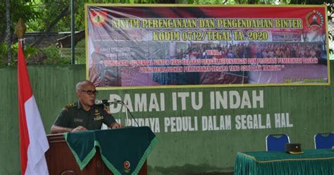 Sinergikan Program Binter Dengan Program Pemda Kodim Tegal Gelar