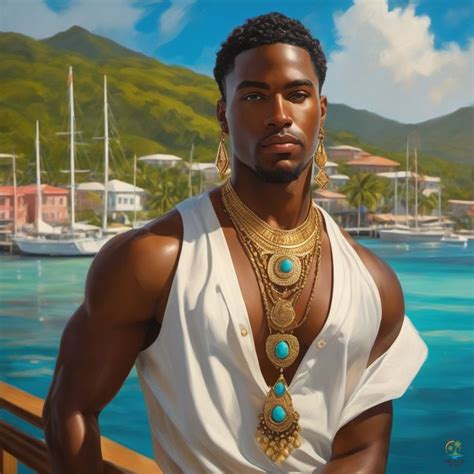 Island Rhythms A Caribbean Man S Harbor Odyssey In 2024 Black