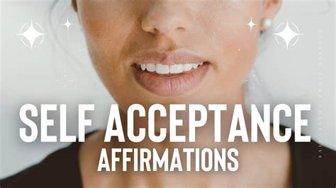 Self Acceptance Affirmations │ Positive Affirmations│ Self Love