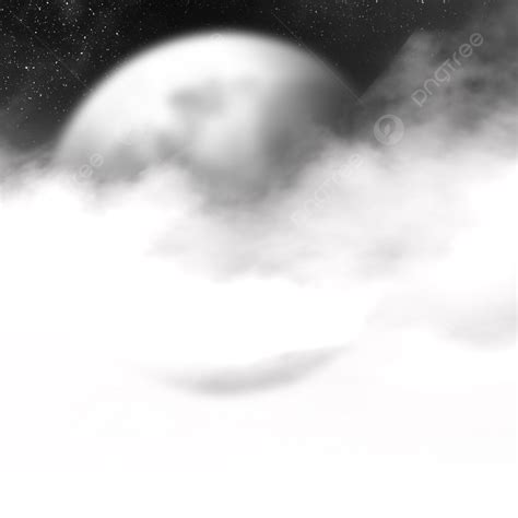 Night Sky Moon Png Transparent Night Sky Clouds White Moon Night Sky