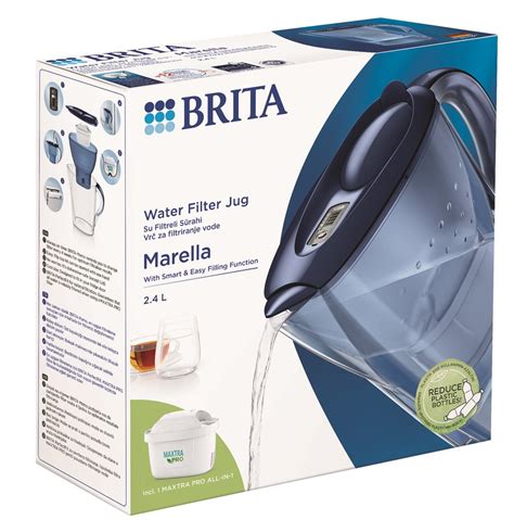 Vandens filtravimo indas BRITA Marella MXpro 2 4 l mėlynas Topocentras