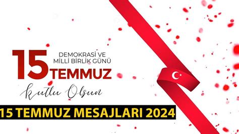 Temmuz Milli M Cadele Mesajlar Resimli Duygulu Demokrasi Ve