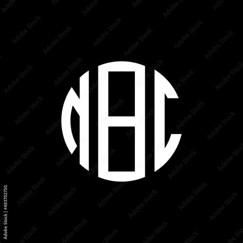 Nbc Letter Logo Design Nbc Modern Letter Logo With Black Background Nbc Creative Letter Logo