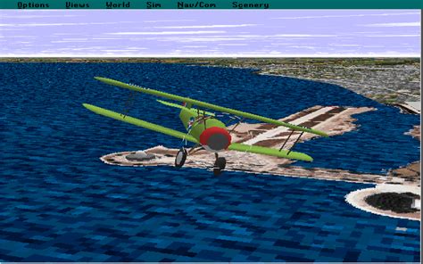 Screenshot Of Microsoft Flight Simulator V5 0 DOS 1993 MobyGames