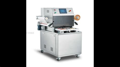 Vertical Type Vacuum Skin Packaging Machine For Meat Beef Seafood And