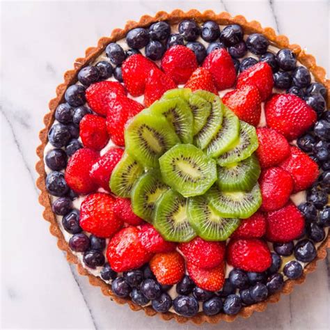 Fresh Fruit Tart With Mascarpone And Honey Reduced Sugar Americas