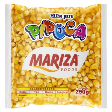 Milho Para Pipoca Tipo 1 Mariza Foods Pacote 250g Supermercado Rafaela