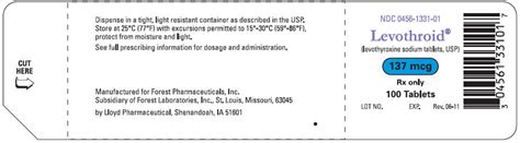 Levothroid Fda Prescribing Information Side Effects And Uses